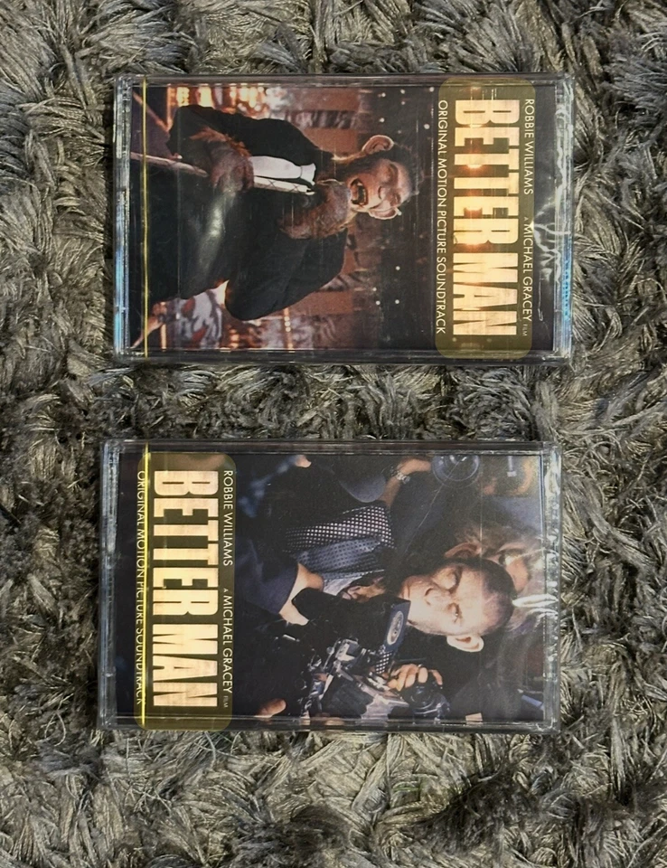 Robbie Williams - Better Man 2 Cassette Bundle (Gold & Silver) Movie Soundtrack - Image 1 of 1
