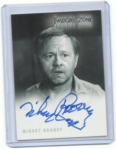 2004 Twilight Zone Mickey Rooney ( Michael Gradey ) autograph auto card #A-72 - Picture 1 of 2