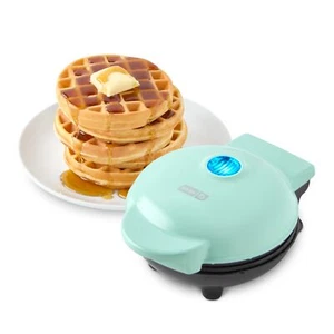 DASH Mini Waffle Maker - 4” Waffle Mold, Nonstick Waffle Iron with Quick Heat-Up - Picture 1 of 7