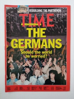 TIME MAGAZINE March 26 1990 The Germans Should the World be Worried ? - Image 1 of 3