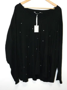 Capsule (JD Williams) Black Top NEW with Tags - Size 32/XLarge - Thames Hospice - Picture 1 of 7