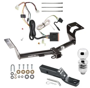 Trailer Tow Hitch For 12-16 Honda CR-V Complete Package w/ Wiring Kit & 2" Ball - Picture 1 of 8