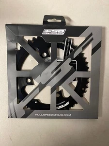 FSA SL-K / Powerbox ABS Chainring 4H 110BCD x 50T alloy Black Teeth w/Nail - Picture 1 of 3