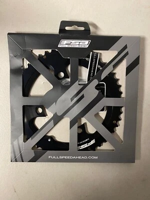 FSA SL-K / Powerbox ABS Chainring 4H 110BCD x 50T alloy Black Teeth w/Nail - Image 1 of 3