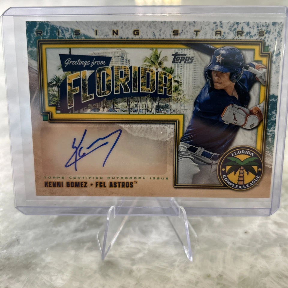 KENNI GOMEZ 2024 PRO DEBUT COMPLEX LEAGUE RISING STARS AUTO 09/50 RC #CLRSA-KG - Image 1 of 3