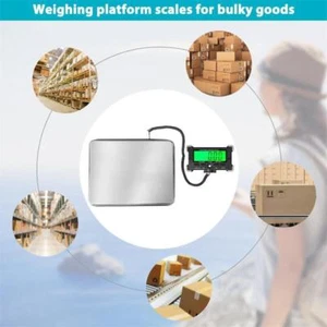 200kg New Stainless Steel Electronic Shipping Scale Portable LCD Digital Display - Picture 1 of 6