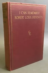 Rosaline Masson I Can Remember Robert Louis Stevenson Frederick A. Stokes 1923 - Imagen 1 de 12