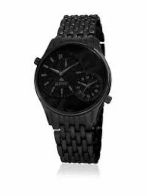 NEW August Steiner AS8141BK Men Swiss Quartz Black Alloy Blue Black Classy Watch - Image 1 of 2