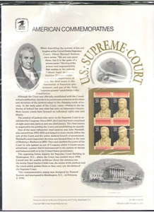 US. CP333. 2415. 25c. U.S. Supreme Courts. Commemorative Panel With Sleeve. 1990 - Picture 1 of 1