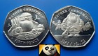 🎄 2018 & 2019 GIBRALTAR 50p Fifty Pence Father Santa Claus CHRISTMAS AUNC Coin 