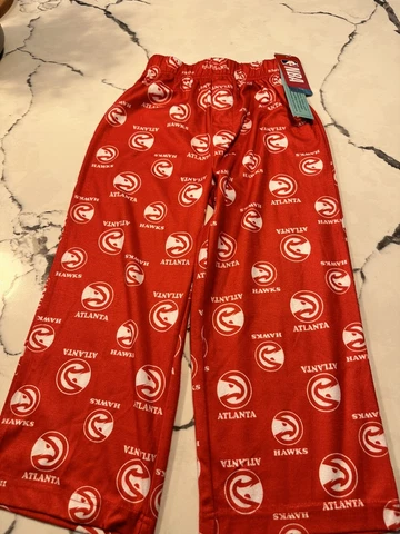 Atlanta Hawks Official NBA Youth XS 4/5 Pajama Pants Cover
