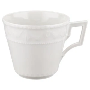 Kaffeetasse KPM Berlin Kurland I.Wahl Dekor uni weiß - Bild 1 von 1