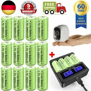 Akumulator CR123 2800mah 3.7v litowo-jonowy rcr123a cr123a litowo-jonowe akumulatory akumulatorowe + ładowarka - Zdjęcie 1 z 15