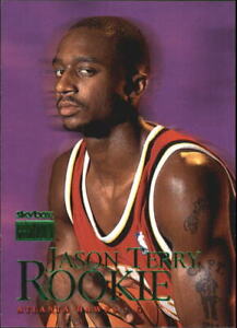 1999-00 SkyBox Premium Atlanta Hawks Basketball Card #110 Jason Terry Rookie