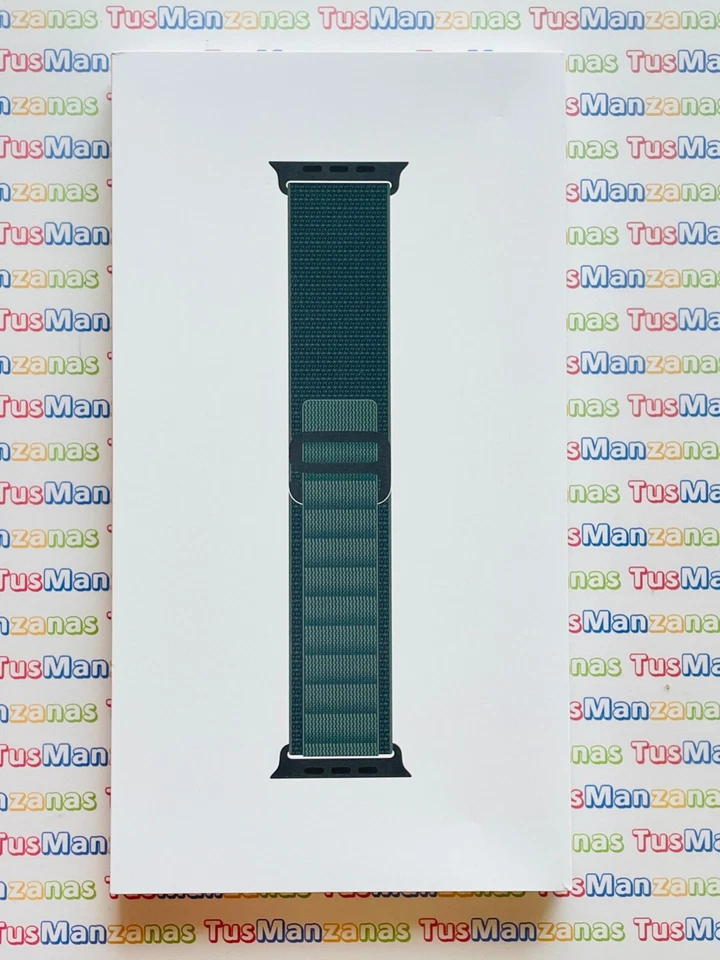 CORREA ORIGINAL APPLE WATCH ALPINE LOOP VERDE / NEGRO S ULTRA 3 2 SERIES 11 46mm - Imagen 1 de 4