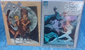 Marvel Graphic Novel Lot #34 Cloak And Dagger & #44 Ax 1980's - Picture 1 of 5