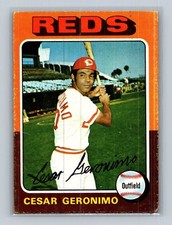 1975 Topps #41 Cesar Geronimo Cincinnati Reds Baseball Card 