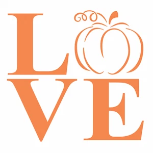 LOVE Curly Pumpkin 12" STENCIL Farmhouse Fall Harvest Seasonal DIY Signs Joanie - Picture 1 of 7