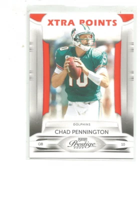 2009 PLAYOFF PRESTIGE XTRA POINTS RED #51 CHAD PENNINGTON 013/100 - Image 1 of 2