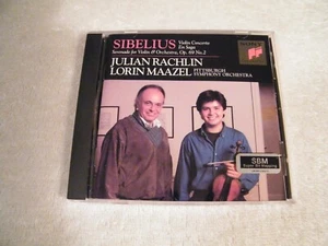 SIBELIUS - Violinkonzert - RACHLIN / MAAZEL - CD SONY Klassik SBM - 1994 - Bild 1 von 6