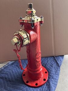 Fire Hydrant American MFG St. Louis 2 1/2” Power Coated & Brassed