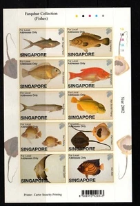 SINGAPORE SG1217A 2002 NATIONAL HISTORY DRAWINGS SELF-ADHESIVES MNH - Picture 1 of 1