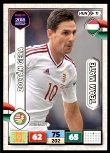 Panini Road to 2018 Adrenalyn XL - Zoltan Gera Hungary No. HUN11 - Picture 1 of 2