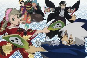 Postkarte Promo SEELENFRESSER Anime Maka Black Star Kid Tsubaki - Bild 1 von 1