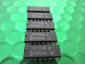 5 x 74F259N, SIGNETICS IC DIP16 74F259  SN74F259N UKINSTOCK - Picture 1 of 3