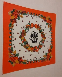 Servilletas gráficas de tela de acción de gracias raras de colección de EE. UU. X 8 LEER - Imagen 1 de 7