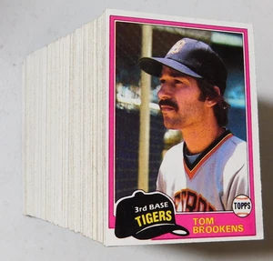 1981 TOPPS BASEBALL YOU PICK YOUR CARD COMPLETE YOUR SET #'s 251-500 (item#N29) - Picture 1 of 240