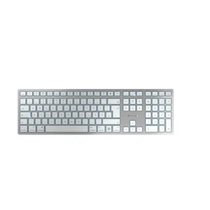 CHERRY KW 9100 SLIM FOR MAC, Wireless Mac Keyboard, German Layout (QWERTZ), Blue - Picture 1 of 7