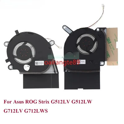 CPU GPU Fan Cooler For Asus ROG Strix G512LV G512LW G712LV G712LWS  - Image 1 of 2