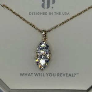 Bomb Party Halskette - Happiness Because Of You RBP8961 - Diamant CZ auf Gold - Bild 1 von 3