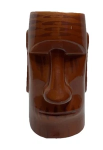 Trader Dicks Tiki Moai Hawaiian Drink Mug Vase Nugget Casino Sparks VTG - Picture 1 of 7