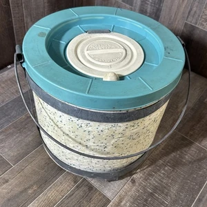 Vintage Minnow-matic Live Bait Bucket - Rare Plastic Minnow System Lid Pat Pend - Bild 1 von 14