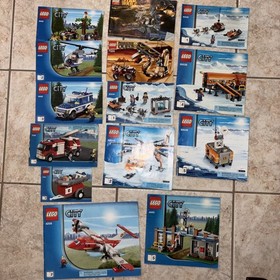 LEGO CITY Instruction Manuals ONLY Lot of 14 #7239 4440 7325 75044 60034 4209