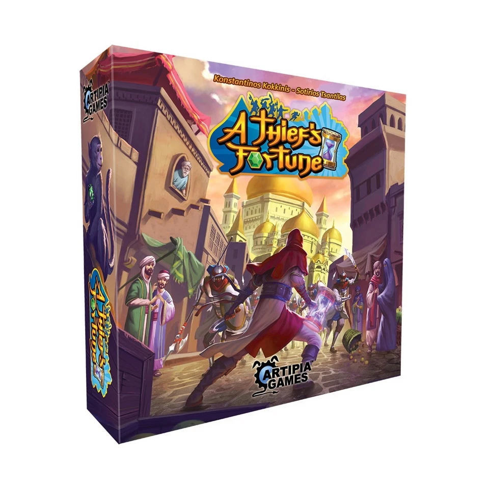 Jogo de tabuleiro Artipia Thief's Fortune, uma caixa muito bom estado+/quase perfeito - Imagem 1 de 1