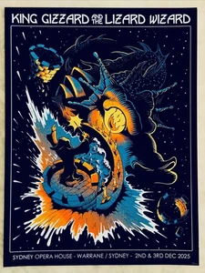 Nuovo!! Poster Kingggizzard Sydney Opera House 2 e 3 dicembre 2025 - Foto 1 di 6