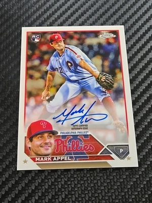 Mark Appel 2023 Topps Chrome 签名 RC 亲笔签名 RA-MAP — 第 1/2 张图片