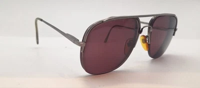 Gafas de sol vintage Old Spice 101 Gunmetal Pilot media llanta de metal SOLO MARCOS Japón Foto 1 de 4