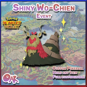 🍃✨Shiny Wo-Chien✨🍃 Pokemon Scarlet & Violet 🚀Fast Trade🚀 - Bild 1 von 3