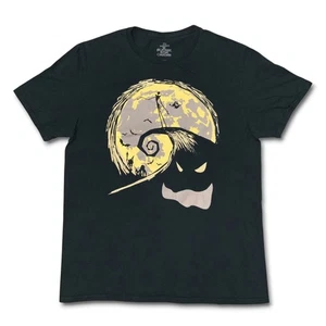 Nightmare Before Christmas Shirt Jack Skellington Oogie Boogie Zero Black Large - Picture 1 of 14