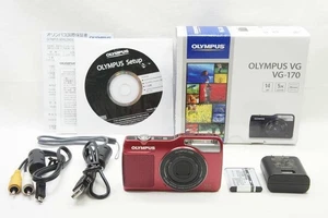 [Mint] OLYMPUS VG-170 14.0MP Compact Digital Camera Red w/ Box #250719x - Picture 1 of 10
