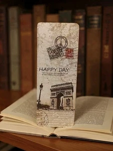 Vintage Style European Scene Retro Old Travel Postcard Bookmark. - Bild 1 von 7