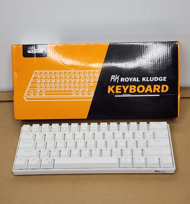 RK Royal KLUDGE Wireless 60% 61 Keys Mechanical Keyboard Brown Switch Hot Swap - Image 1 of 4