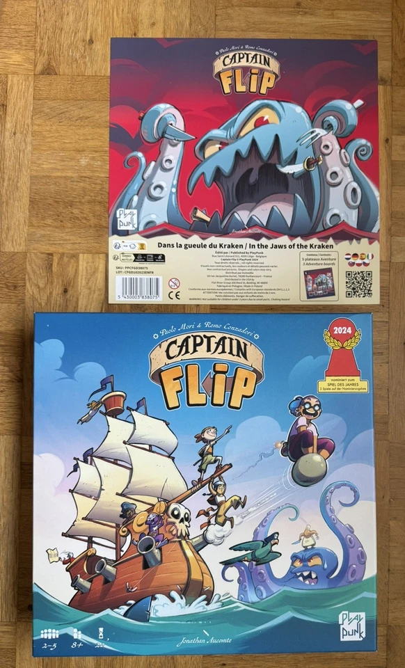 Captain Flip Brettspiel Deutsch inkl. Erwweiterung Kraken - Bild 1 von 1