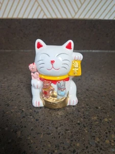 Nice Collectible Cute Chinese Lucky Fortune Cat Bank - Picture 1 of 4