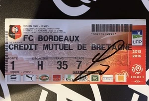 Ousmane Dembele Pro Goal #1 Signed Autographed Rookie Debut Ticket - Picture 1 of 1