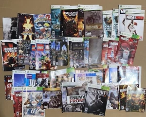 Mixed Video Game Manual And Cover Art Lot Xbox 360 & PlayStation 3 PS3 - Picture 1 of 4
